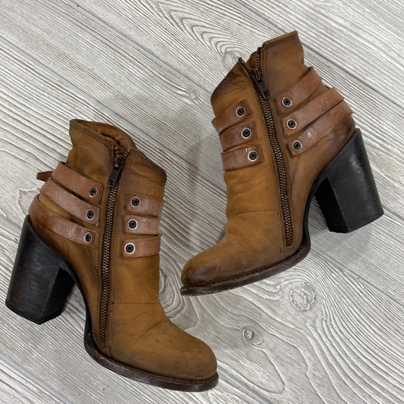 Freebird by Steven Blaze Brown Leather Boots - sz 8 - Picture 11 of 13